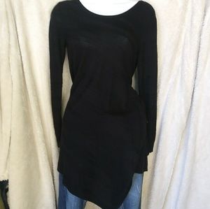 Black long sleeve top